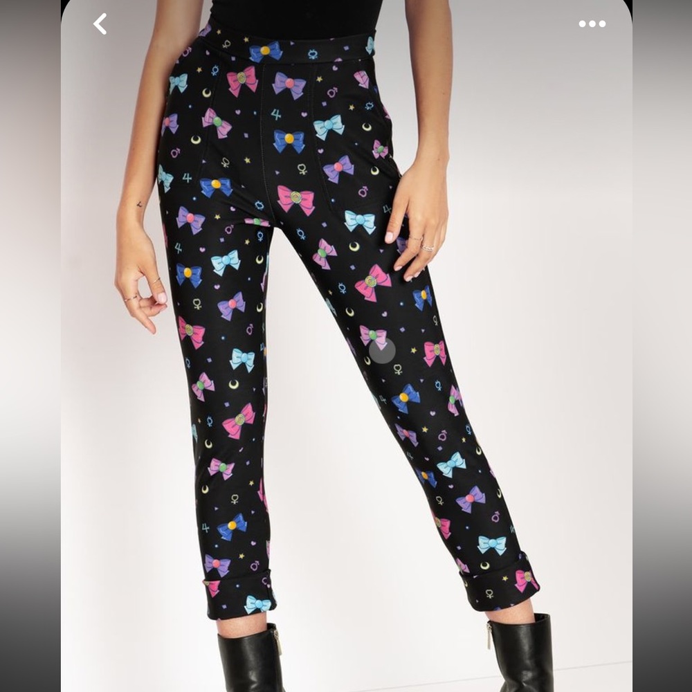 Blackmilk Sailor Ribbons Cuffed Pants